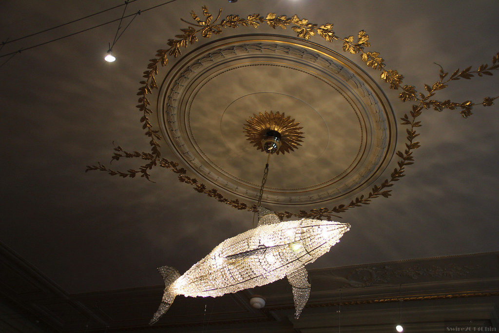 Fish chandelier