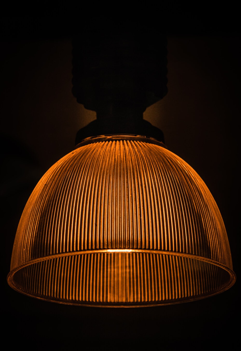 Dome vintage pendant light