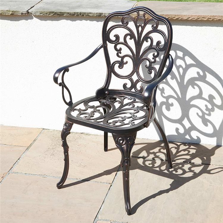 Cast Aluminium Arm Chair