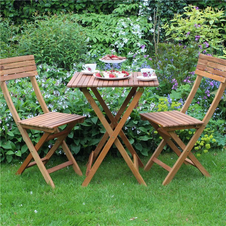 BillyOh Windsor 0.6m Square Bistro Set For 2