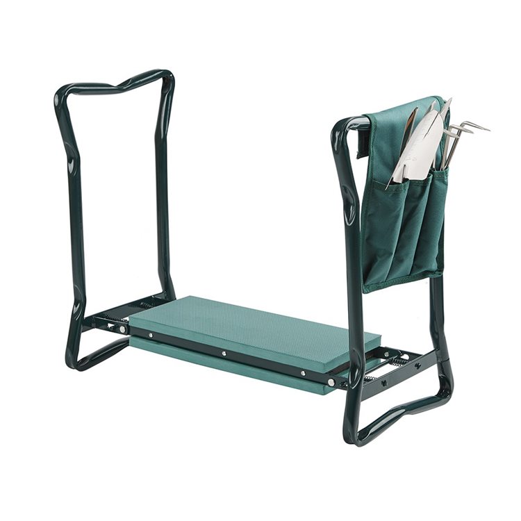 Foldable Kneeler with Tool Set