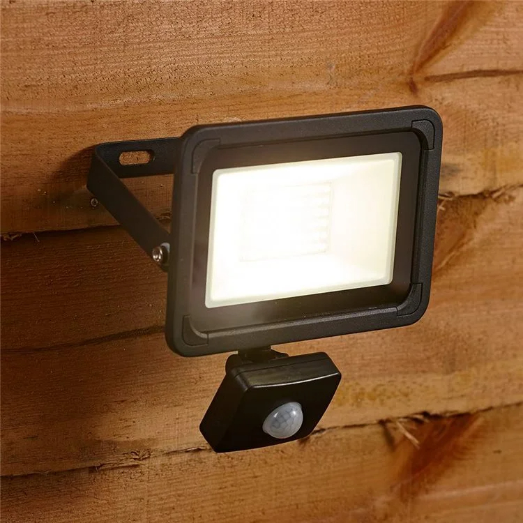 Biard LED Outdoor Floodlight with PIR Motion Sensor (10-50W)