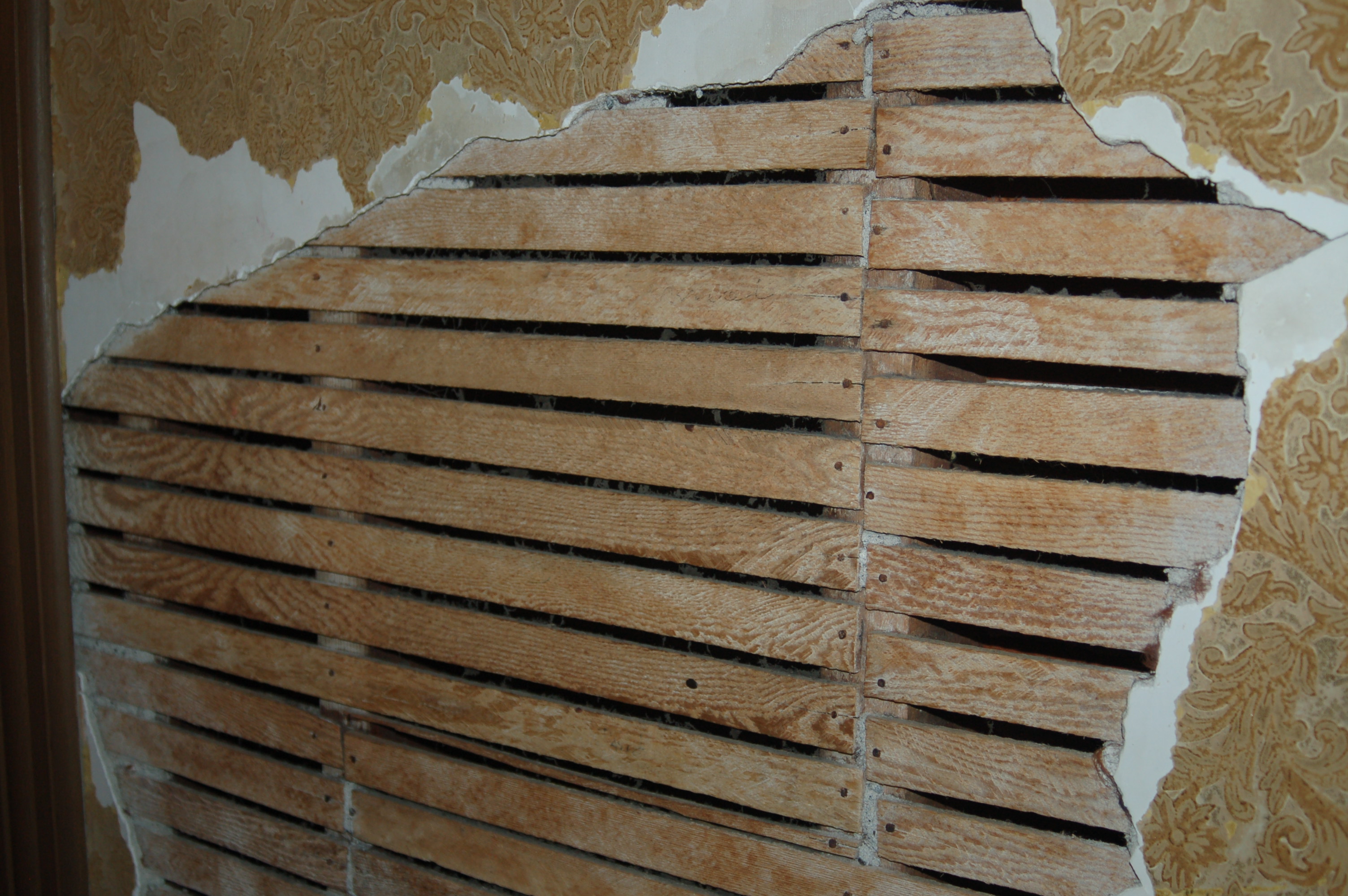 Lath and plaster