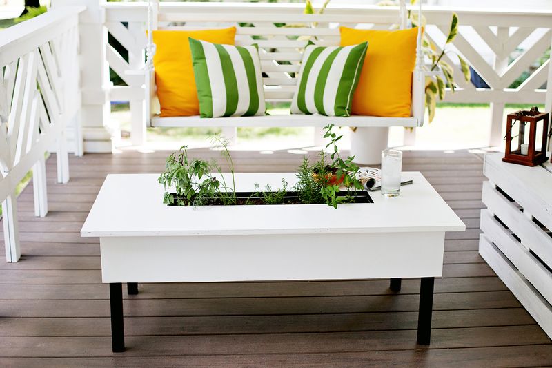 Herb garden table