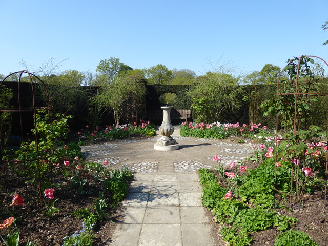 The Sundial Garden at Hole Park Gardens