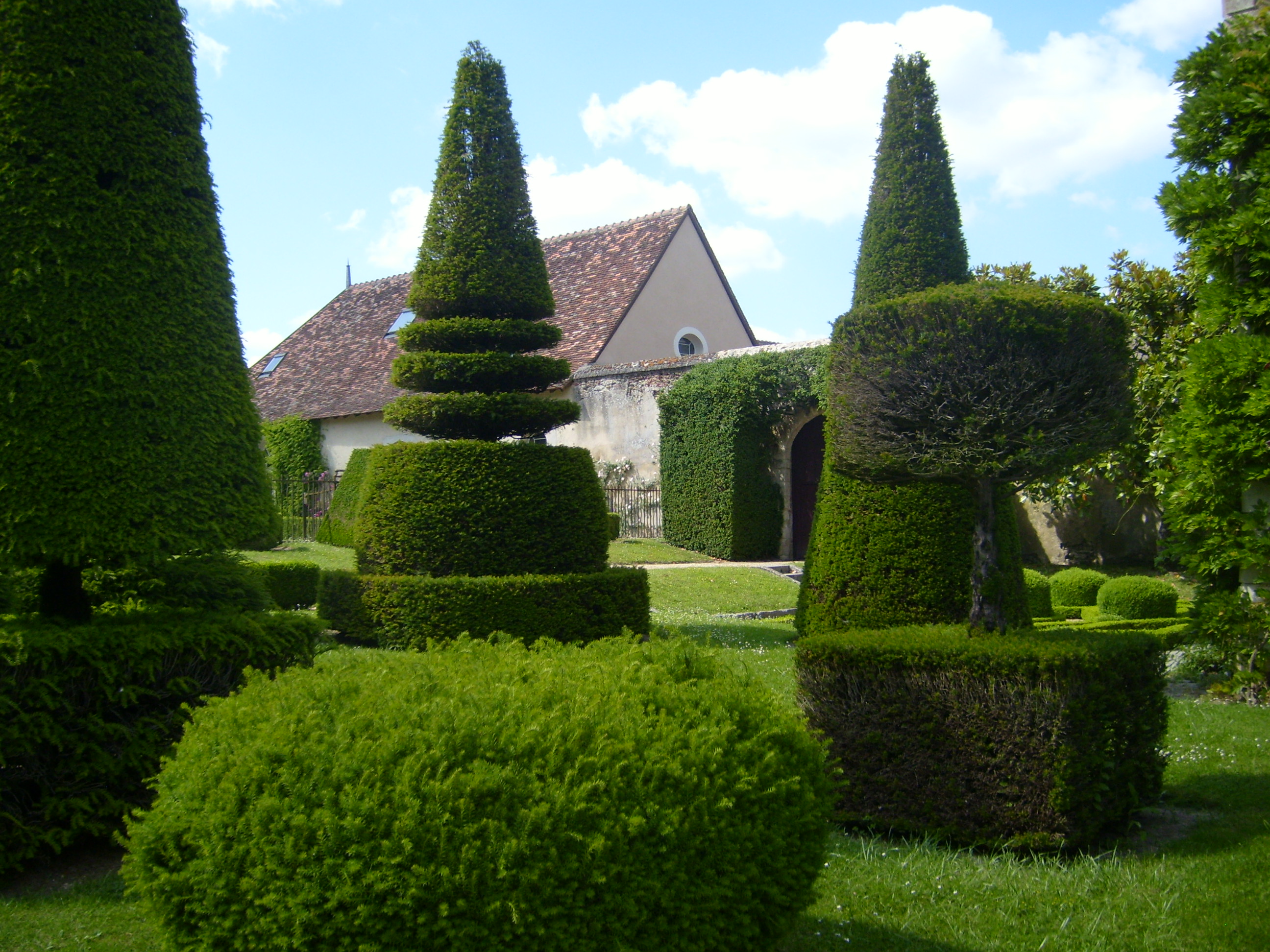 Chateau d'Azay-le-Ferron Topiary
