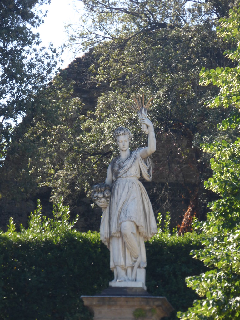 Boboli Gardens, Florence - statue of Abundance