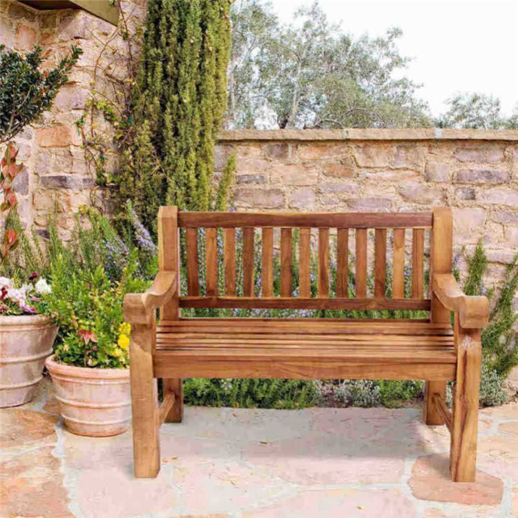 Kingsbridge Premium Teak Two Seat Garden Bench