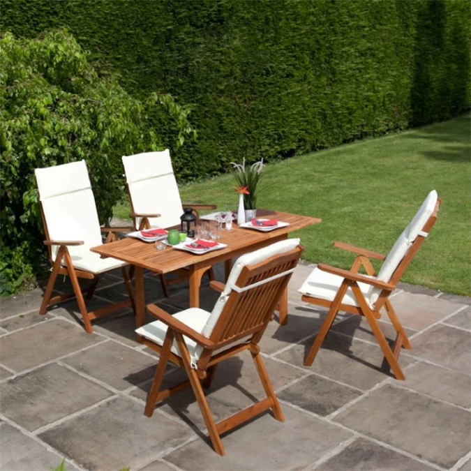 BillyOh Windsor 1.2m-1.6m Extending Table Outdoor Dining Set