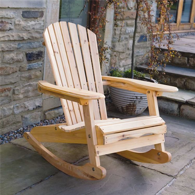 Bowland Adirondack Wooden Rocking Chair