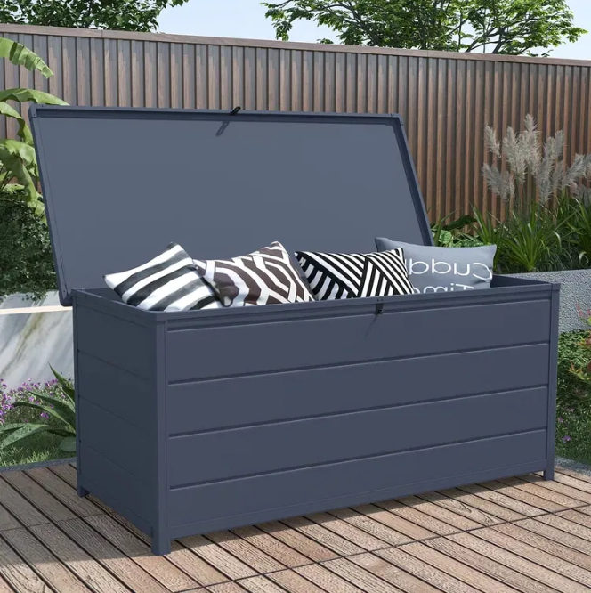 BillyOh Swindon Plastic Garden Storage Box Grey