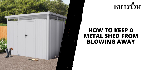 How to Keep a Metal Shed from Blowing Away