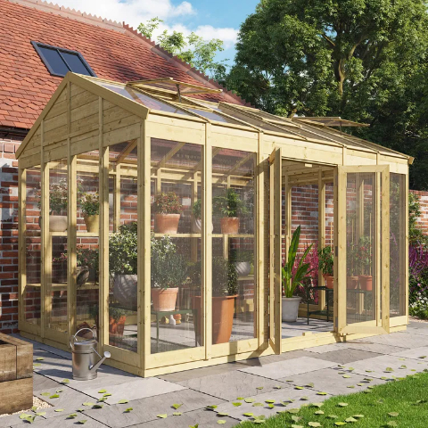 BillyOh Switch Pressure Treated Apex Wooden Greenhouse
